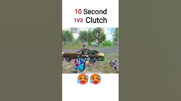 1v3 Clutch 10 Second In BGMI #bgmi #shorts #shortsfeed #gaming #1v3  #1v3clutch