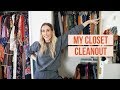 CLEANING OUT MY CLOSET// HOW I EDIT AND ORGANIZE MY CLOSET