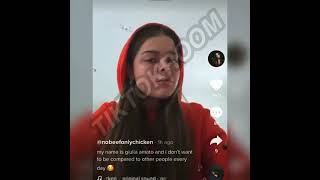 GIULIA RESPONSE TO BEING COMPARED TO ADDISON RAE AND OTHER INFLUENCERS