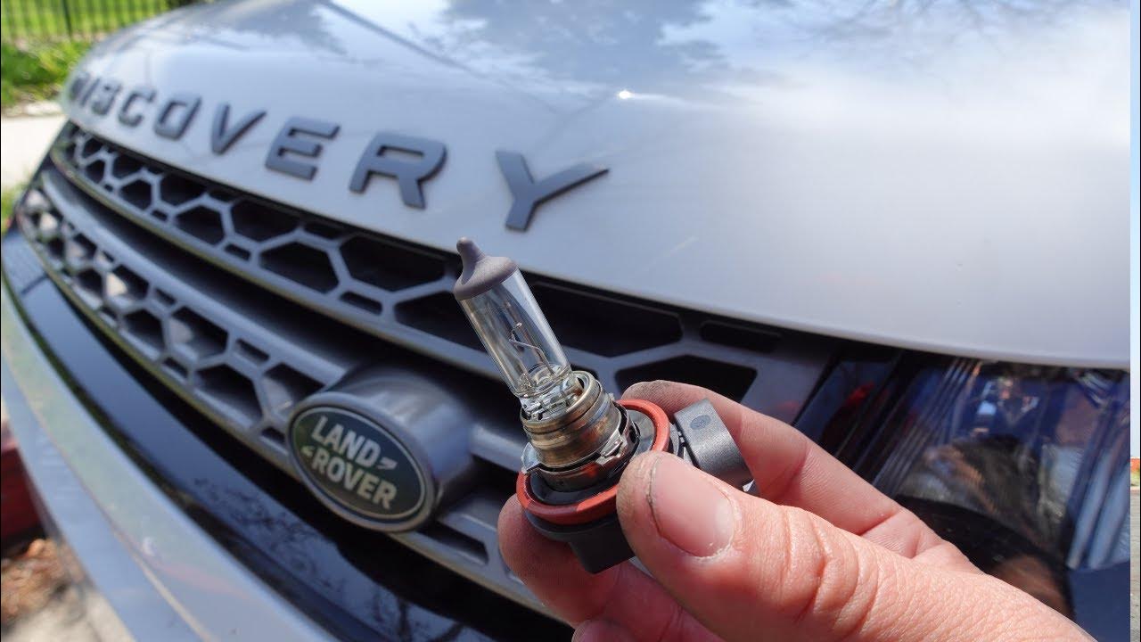 How To Change Headlight bulbs on 2015 2019 Land Rover Discovery YouTube