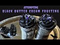 Attempting Black ButterCream Frosting