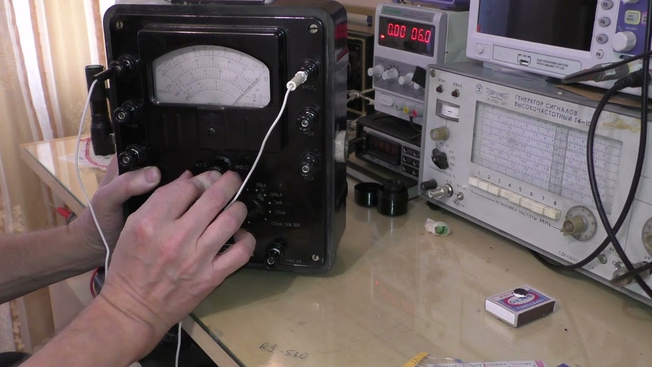 Ампервольтомметр АВО-5М1 1967 г. Восстановлен. - YouTube