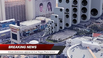 Domino Effect - The largest domino simulation on Real Footage - LAS VAGEAS V10