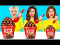 Big, Medium and Small Plate Challenge | Funny Moments with Giant vs Tiny Snacks by RATATA