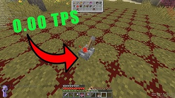 Crashing a TINY p2w Minecraft server with the SMALLEST lag machine
