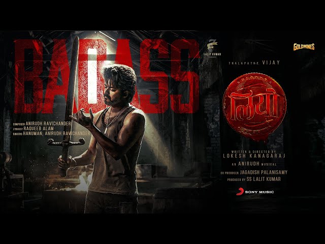 LEO - Badass | Film Version |Hindi |Thalapathy Vijay |Lokesh Kanagaraj |Anirudh Ravichander, Hanuman class=