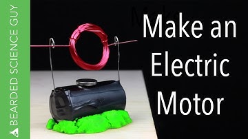 Make a Simple Electric Motor (Physics)