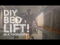 Ultimate DIY Bed Lift in a Ram Promaster 159" - Van'ish The Van - VTV - Episode 006