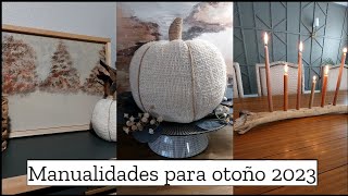 DECORACIONES PARA OTOÑO #falldiys