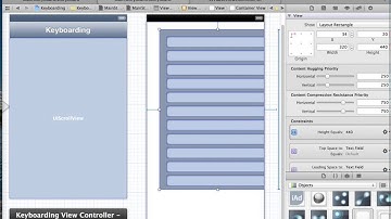 Autolayout with the keyboard (iOS, Xcode 4)