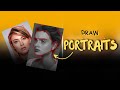 How to draw any portrait  draw anything 