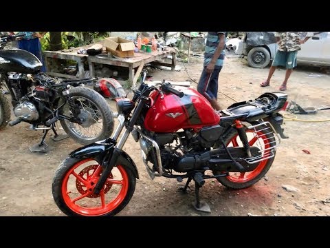 splendor सिर्फ 8000 में मॉडिफाई करे | Splendor Modified | Fuel Tank ...