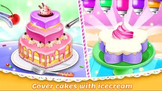 Let’s open sweet bakery shop & enjoy ice cream cake maker dessert cooking games screenshot 5