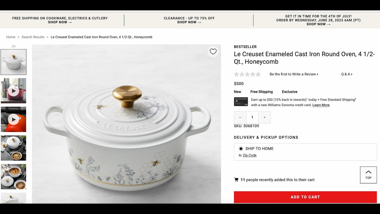 Le Creuset Best Sellers for June Williams Sonoma Sales Le Creuset Kitchen Essentials June