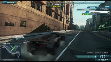 NFS: Most Wanted 2012 Turbulence (1:46.15) World Record ps3