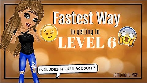 Fastest Way to getting to Level 6 + Free Account!!