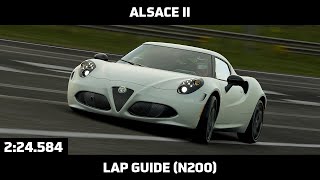 Gran Turismo Sport - Daily Race Lap Guide - Alsace II - Alfa Romeo 4C (N200)