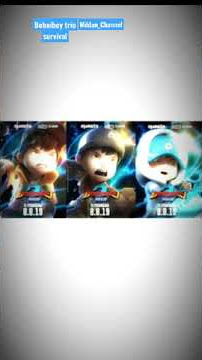 jedag jedug boboiboy trio survival  ||DJ sepatu super #shorts #monsta #subscribe wildan _channel