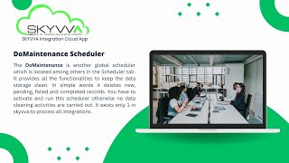 How to Delete the Integration Messages using SKYVVA DoMaintenance Scheduler?