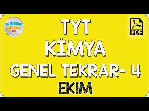 TYT Kimya Genel Tekrar- 4 (Ekim) | Kamp2020