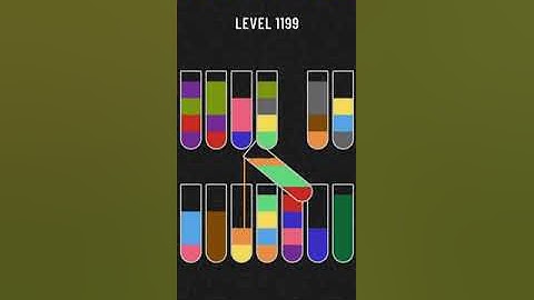 water sort puzzle - level 1199