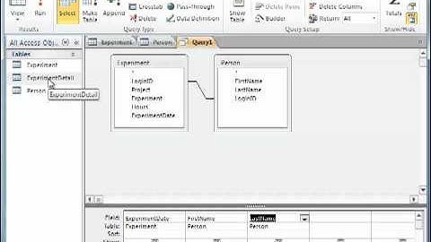 Databases with Microsoft Access - Episode 5 - Joins