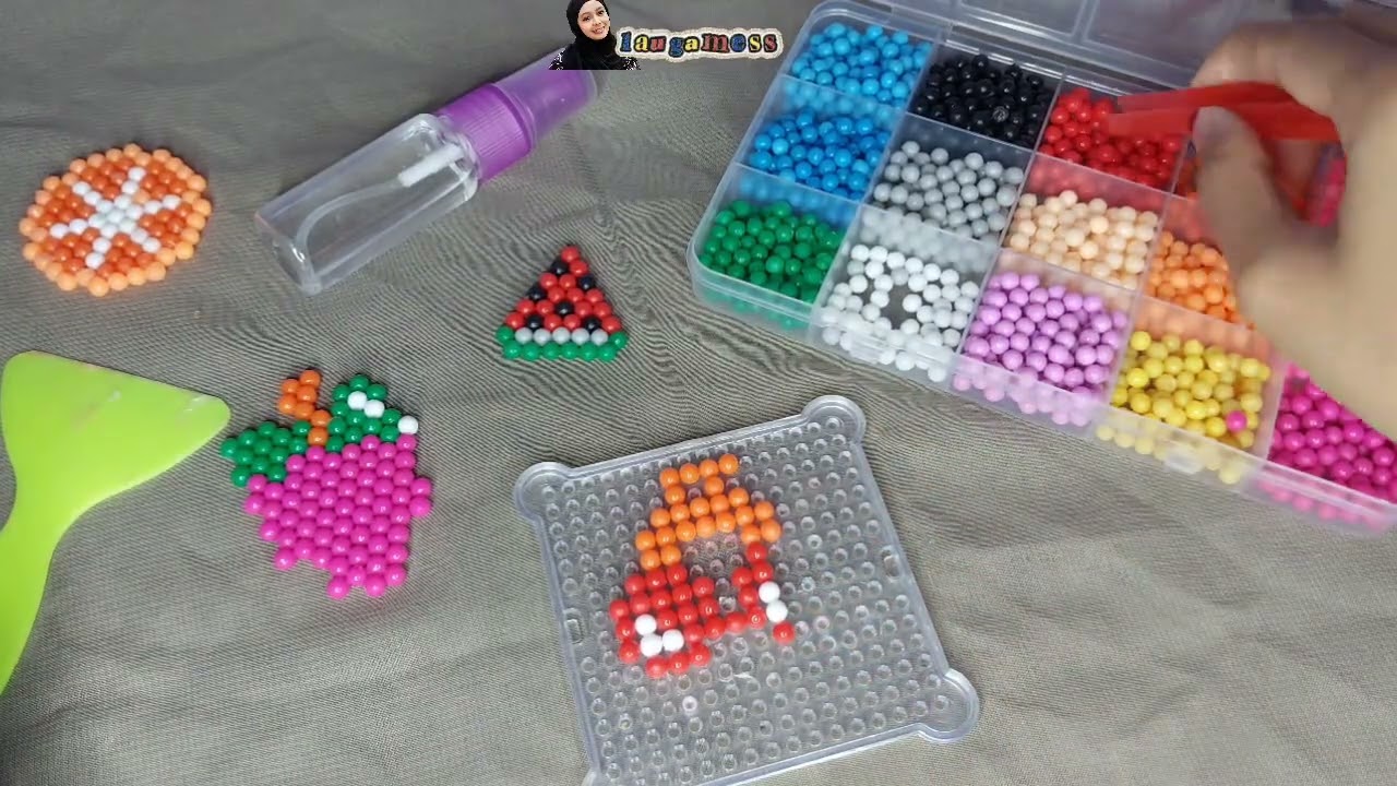 Kreasi Buah Cherry Dari Aquabeads 