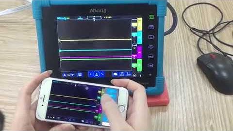 Micsig tablet oscilloscope TO1000 smartphone APP