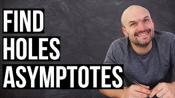 Find the holes and asymptotes of the rational function   Pre Calculus