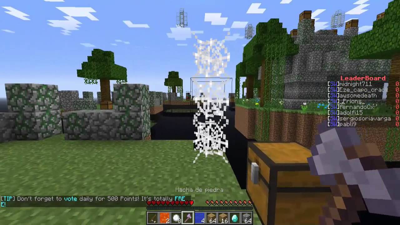 Minecraft Mapa Raro Mapas raros!? Minecraft: skywars con pablo y peru - YouTube