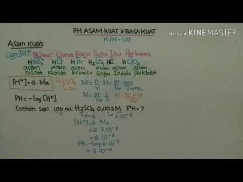 Menghitung pH Asam Kuat dan Basa Kuat