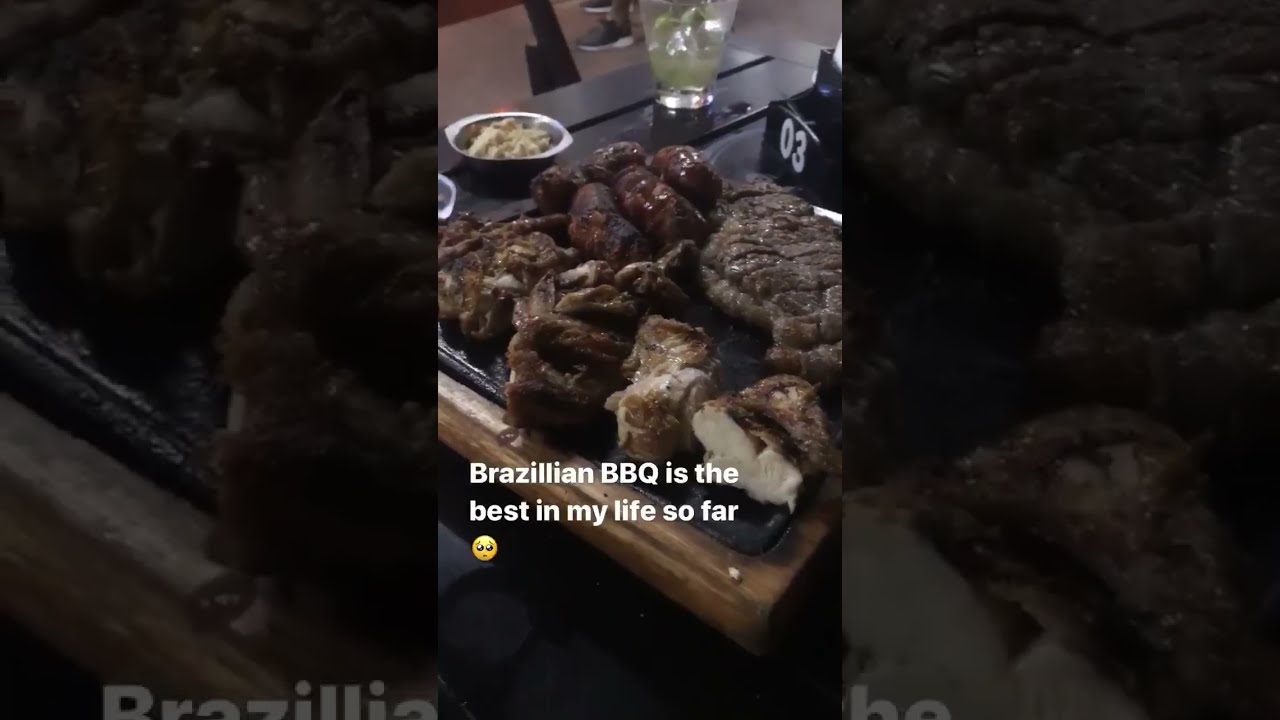 I had THE BEST BBQ in Rio de Janeiro, Brazil    #shorts