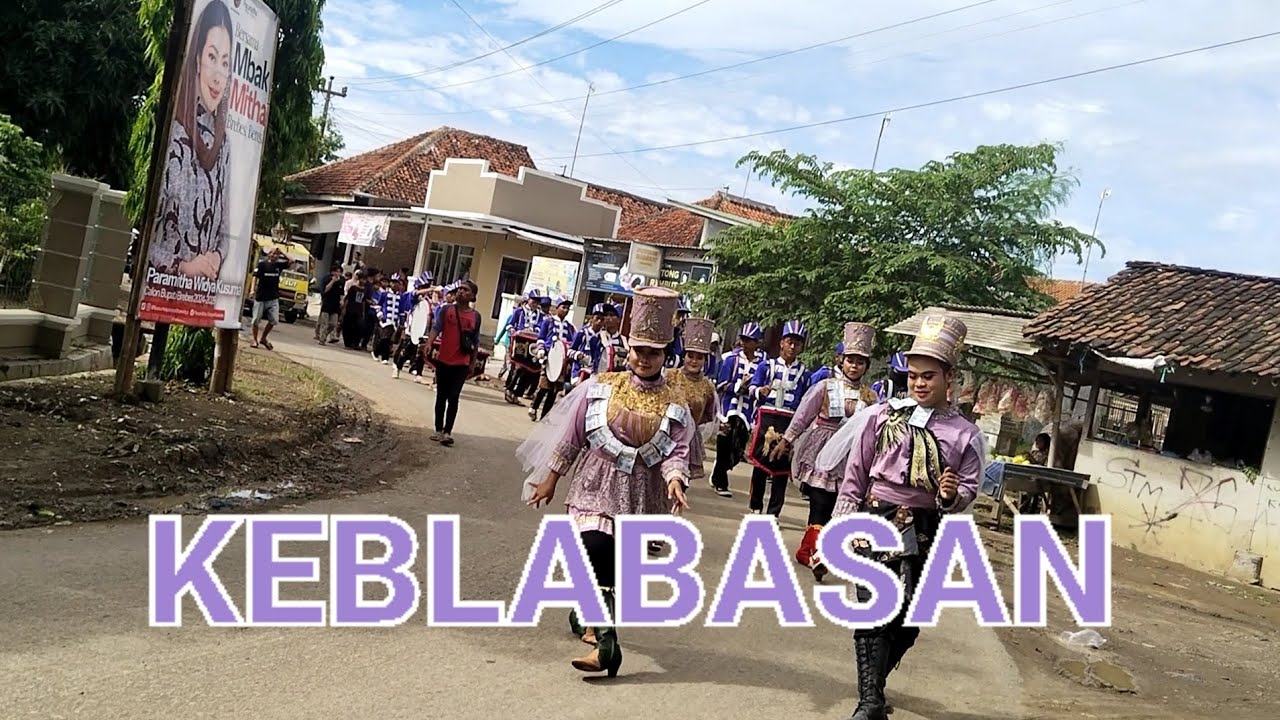 Keblabasan versi DRUMBAND AL-FARUQ Tawangsari losari live Kedungneng