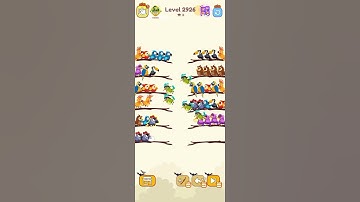 Bird sort puzzle game level 2926 #games #birdsort #gameplay