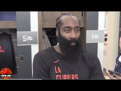James Harden Reacts To The Clippers 107-88 Win Over The Mavericks.