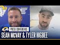 Sean McVay &amp; Tyler Higbee On Matthew Stafford's Leadership, Wild Card Round Prep &amp; Players Returning