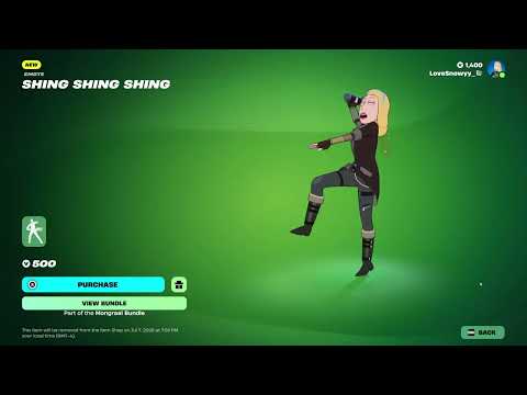 *NEW* FORTNITE MONGRAAL EMOTE | SHING SHING SHING EMOTE