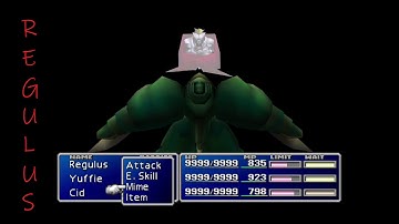 Final Fantasy VII (Emerald and Ruby WEAPONs)