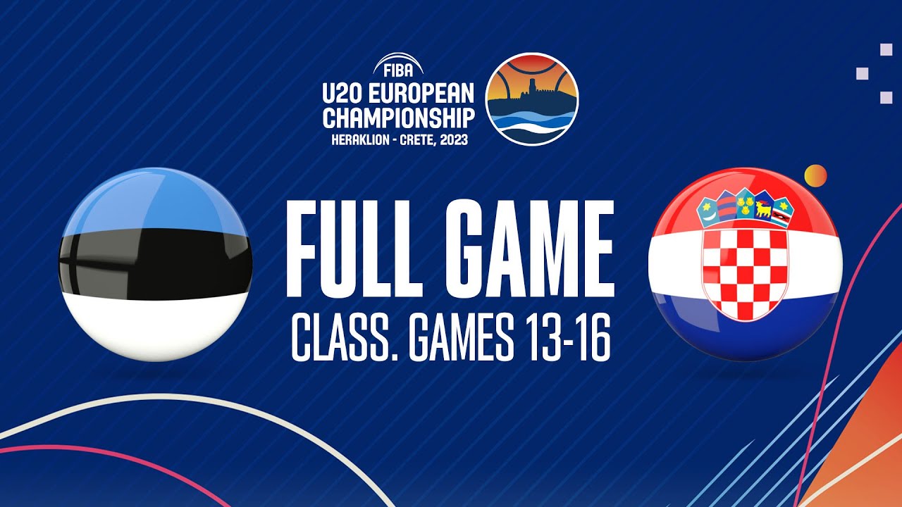 Estonia v Croatia | Full Basketball Game
