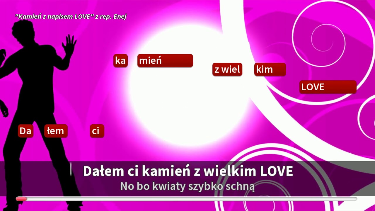 Enej - Kamień z napisem LOVE ( demo karaoke ) - YouTube