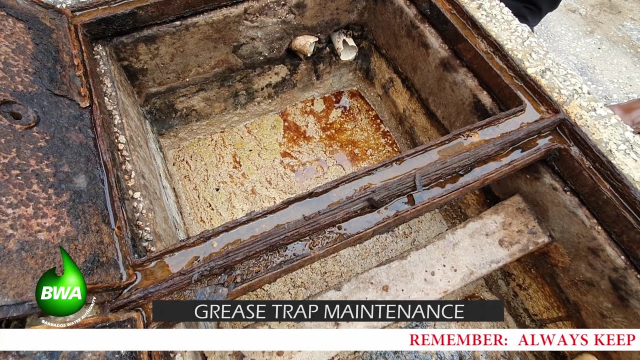 GREASE TRAP MAINTENANCE YouTube