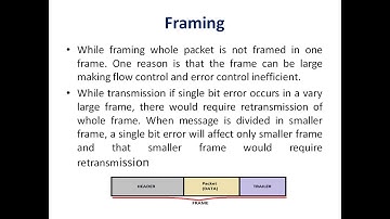 Data Link Layer Design Issues , Framing,