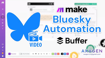 Auto Post to Bluesky (videos) with Make and Buffer