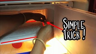 How To Remove Ice From Freezer | Remove Ice From Freezer Within Seconds Without Defrosting