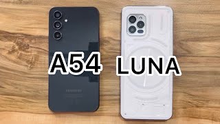 Samsung Galaxy A54 vs Unihertz Luna