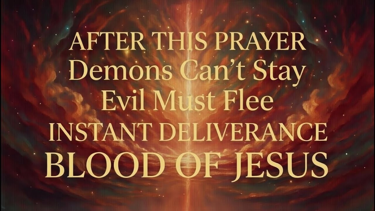 🔴 URGENT MIRACLE PRAYER: Applying the Blood of Jesus for Healing & Sudden Breakthrough