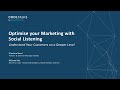 CoolTalks 2021 - Optimise Your Marketing With Social Listening