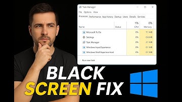 Fix Black Screen Problem in Windows | Explorer.exe Not Running | Quick 30-Second Solution