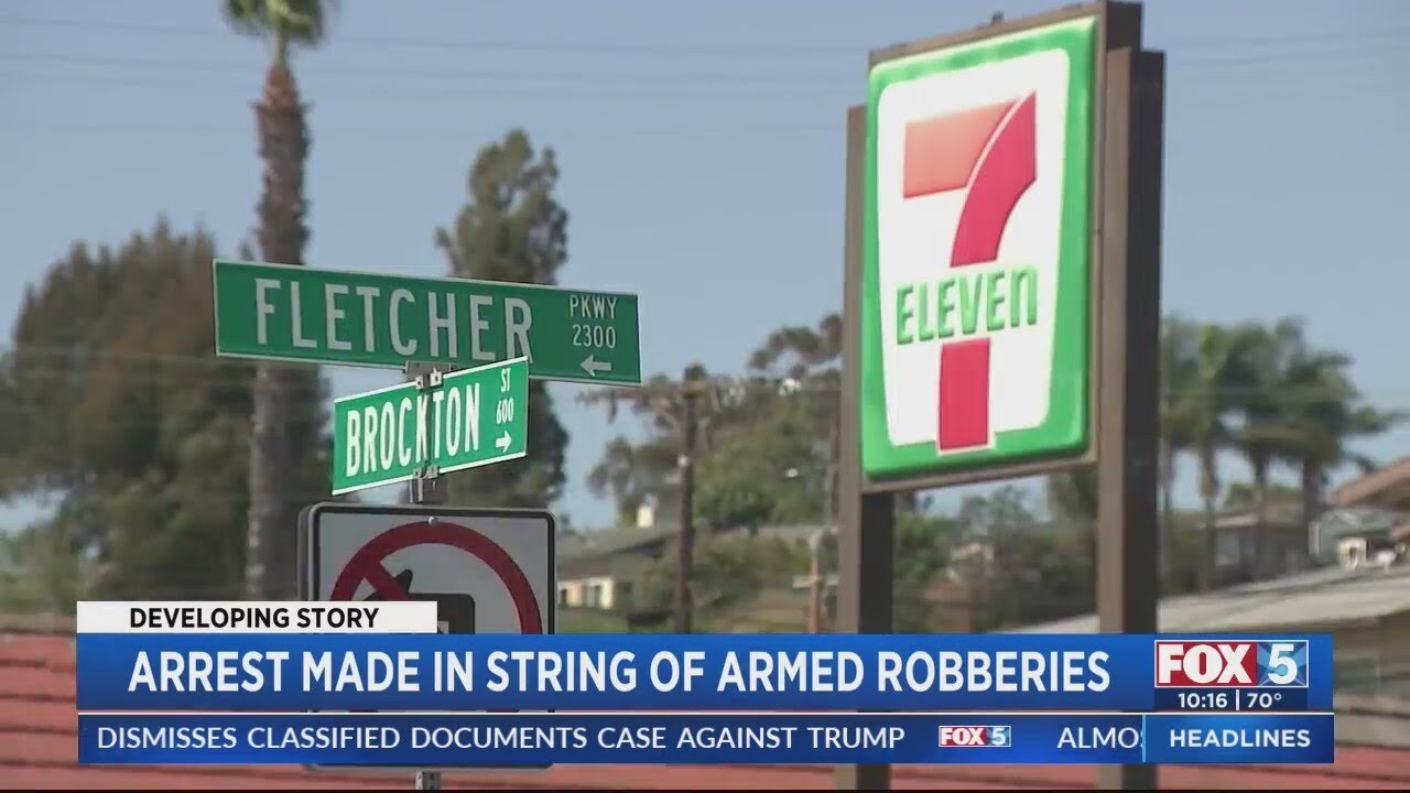 Arrest made in string of armed robberies - YouTube
