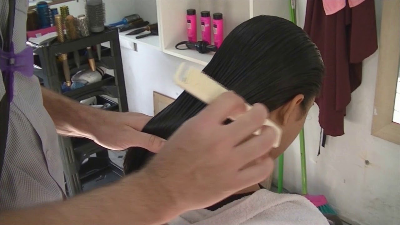 Curso Corte  Bob Long Em Uma Tesourada Só- Vídeo 04